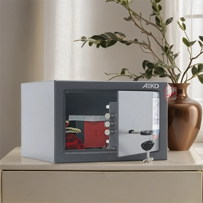 Сейф AIKO T-170 KL для дома и офиса фото Стеллаж Мастер Сейф AIKO T-170 KL для дома и офиса фото Стеллаж Мастер